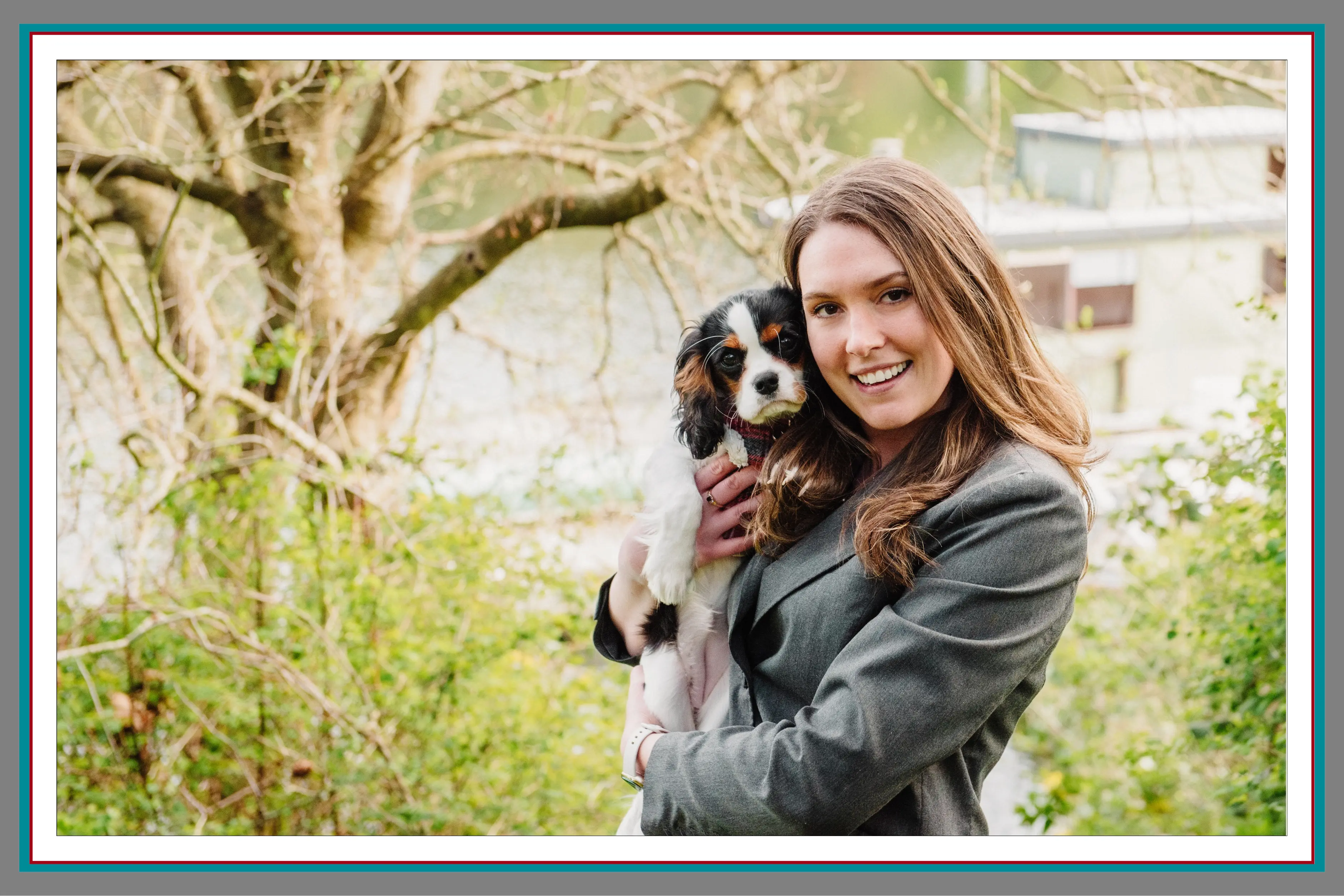 Diana, Paralegal and Client Relations at Pathway Legal, holding Maya