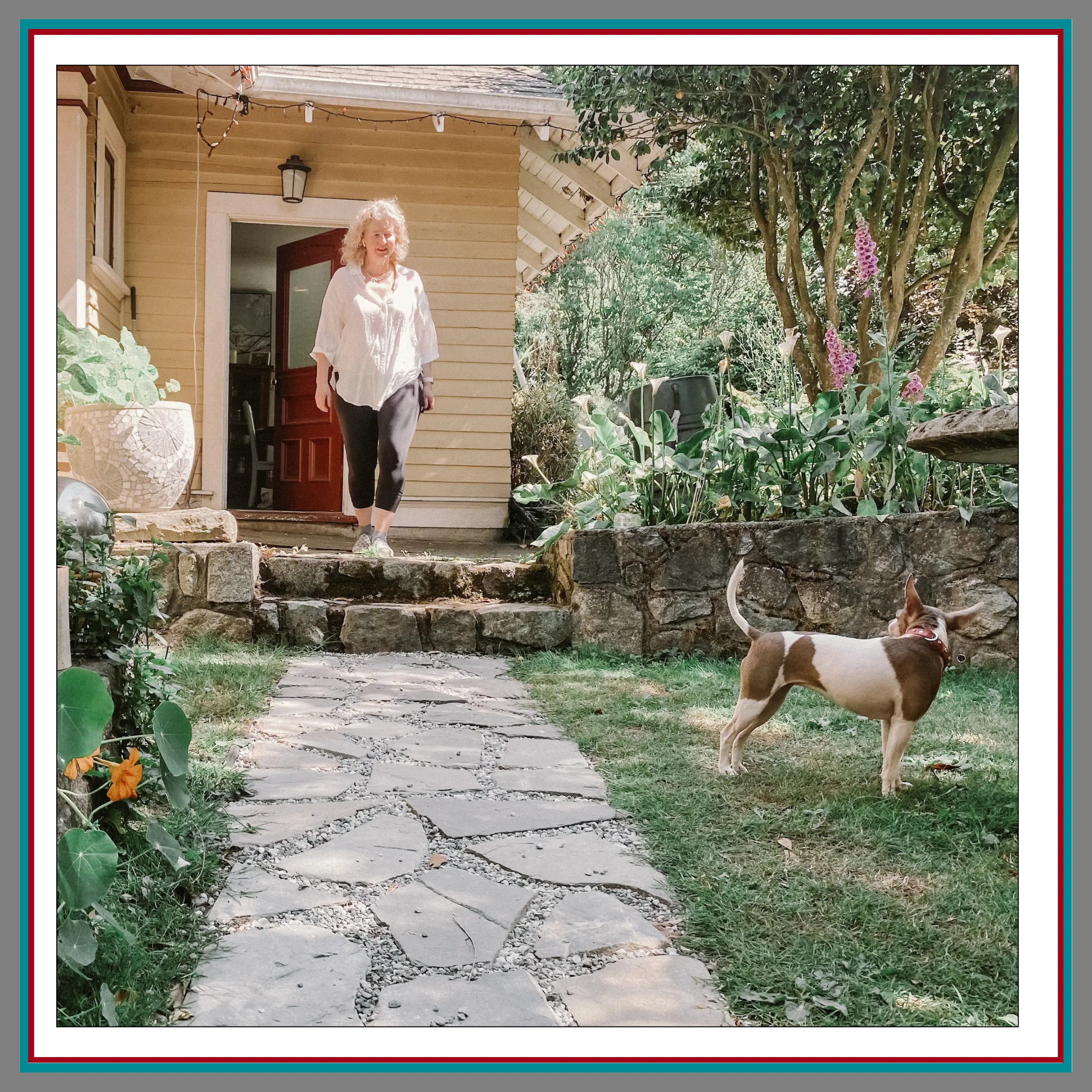 Val Hemminger, Founder of Pathway Legal Law Corporation walking in nature